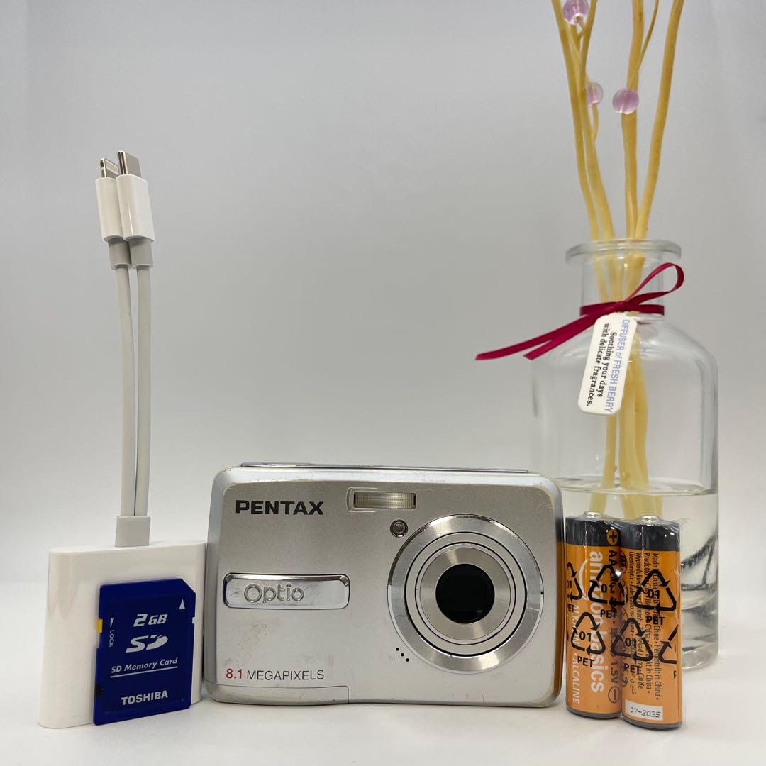 動作確認済✨PENTAX Optio E40✨スマホ転送OK 単三電池♪