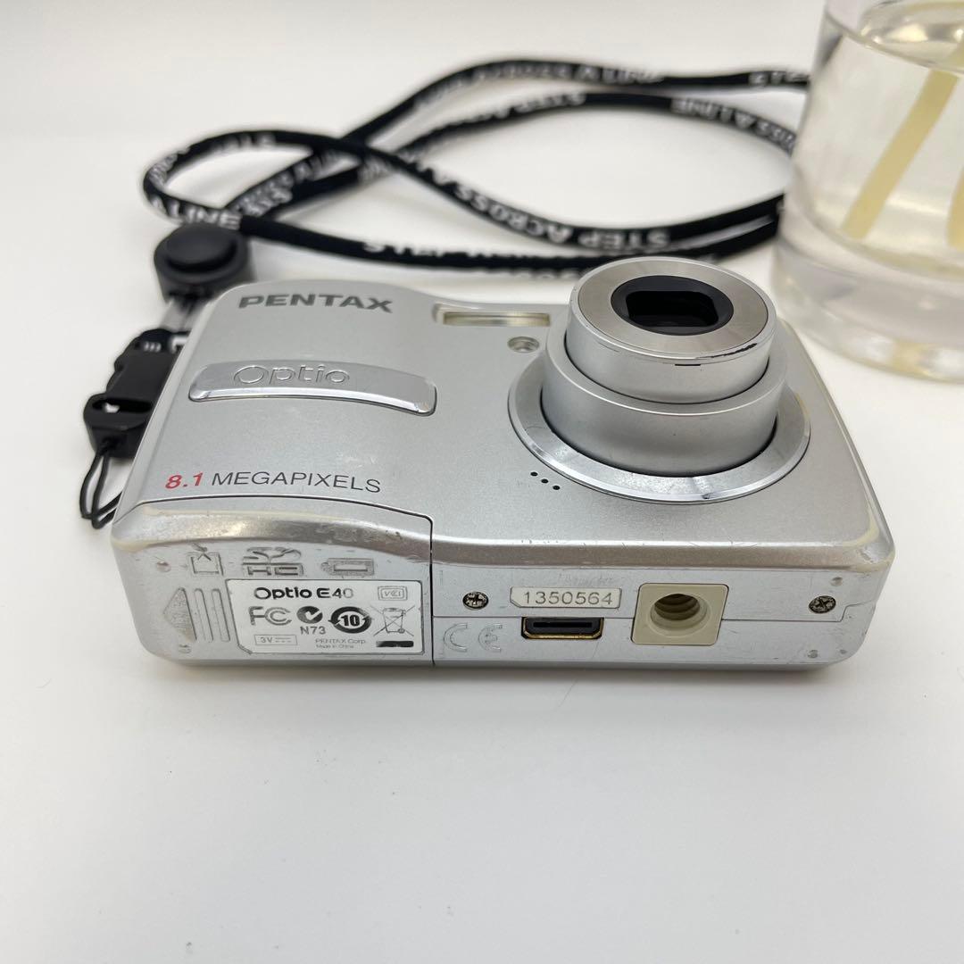 動作確認済✨PENTAX Optio E40✨スマホ転送OK 単三電池♪