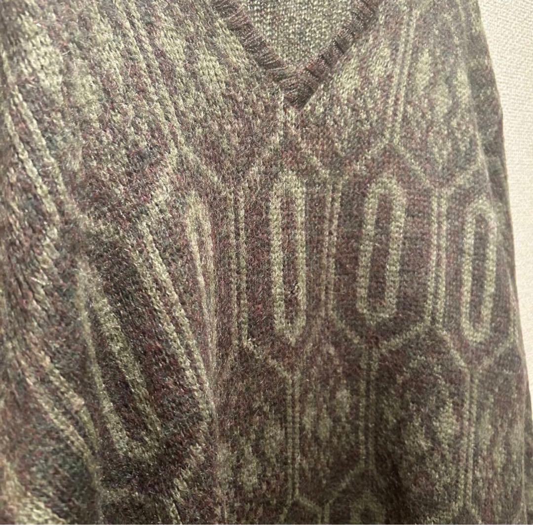 60s マクレガー モヘアニット Vネック モヘアカーディガン