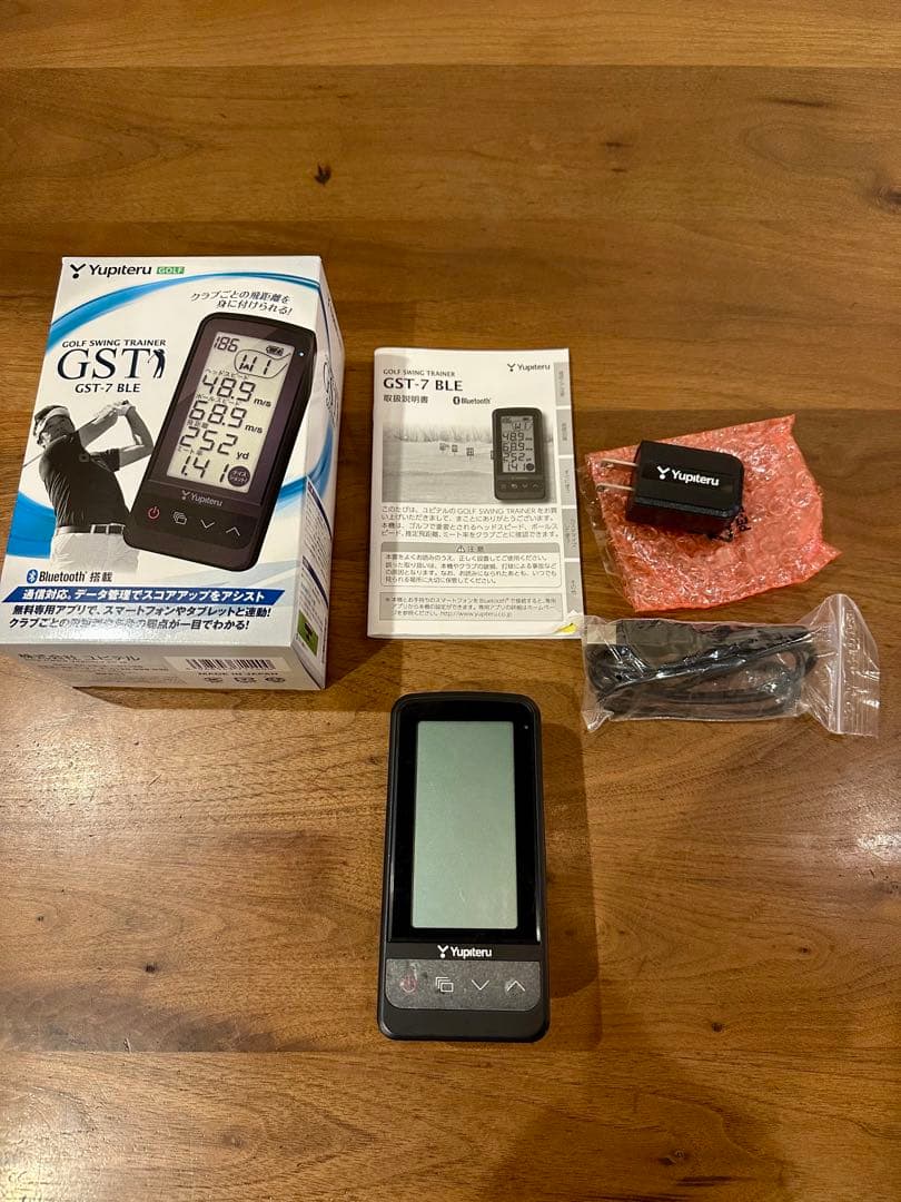 ユピテル GST-7 BLE ゴルフスイングトレーナー｜付属品完備