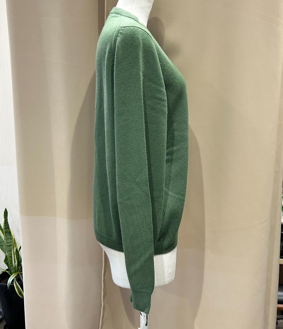 BALLANTYNE　バランタイン　カーディガン　カシミア　44　グリーン