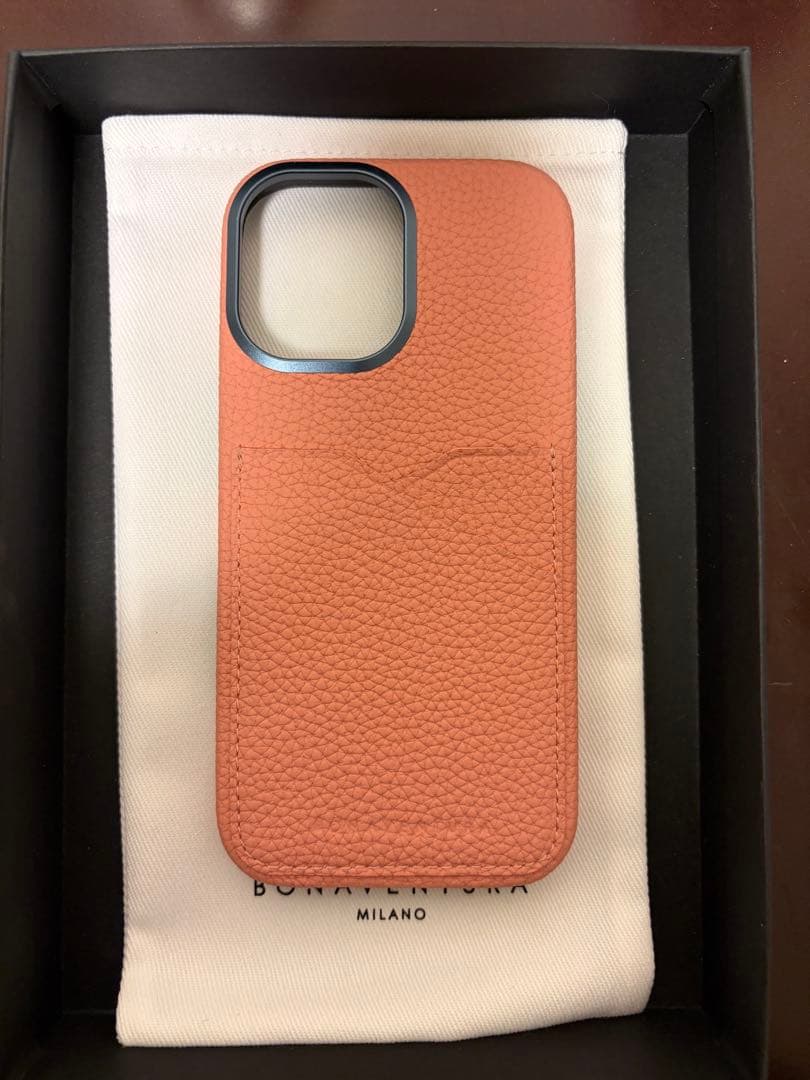 Bonaventura iPhone17用レザーケース ピンク