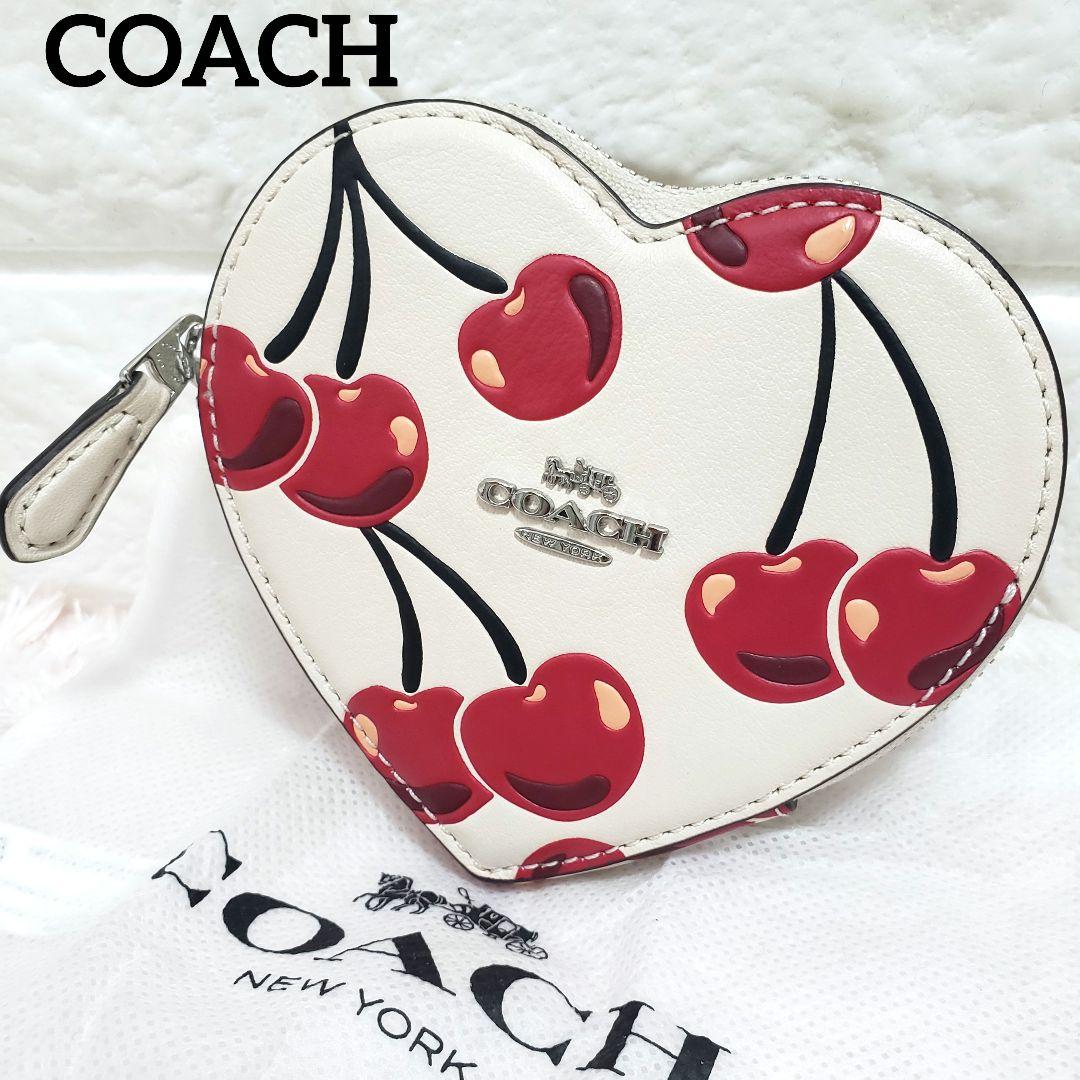COACH コーチ チェリー さくらんぼ ハート型ケース 美品