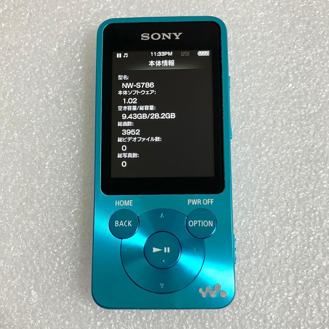 【希少品　美品　バッテリー良好】SONY ウォークマン　NW-S786 32GB