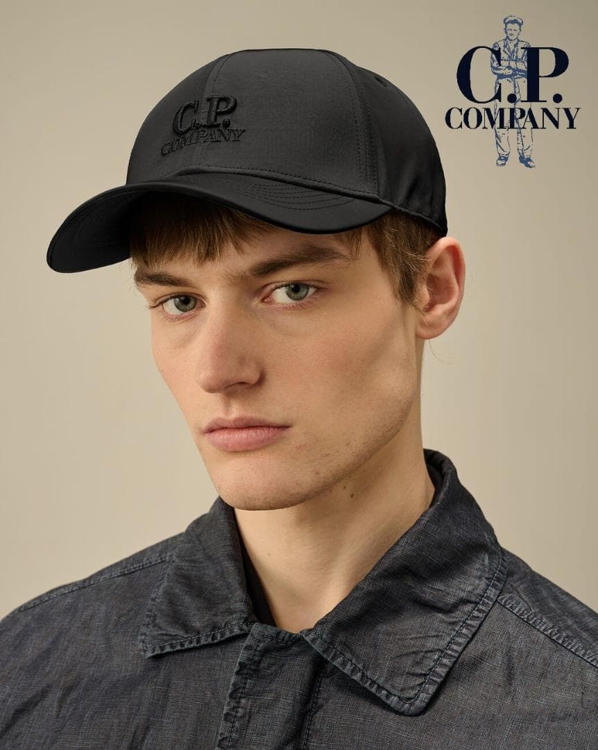 【美品】c.p.company Chrome-R cap シーピーカンパニー