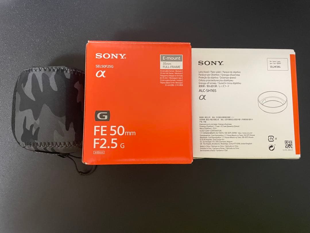 【土曜日まで】SONY FE 50mm F2.5 G SEL50F25G おまけ