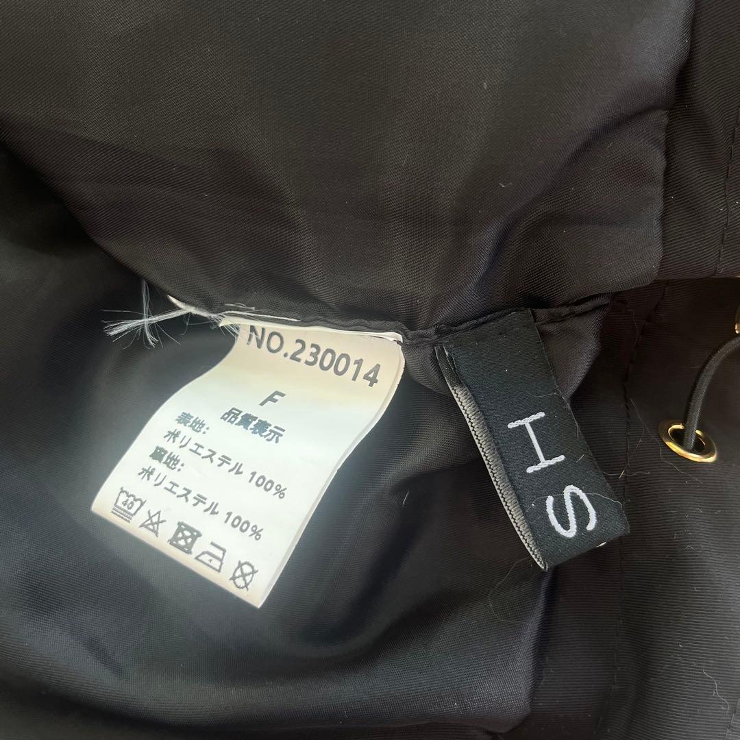 ドッキングジャケット デニムブルゾン フリル 短丈 異素材 黒 F MA-1