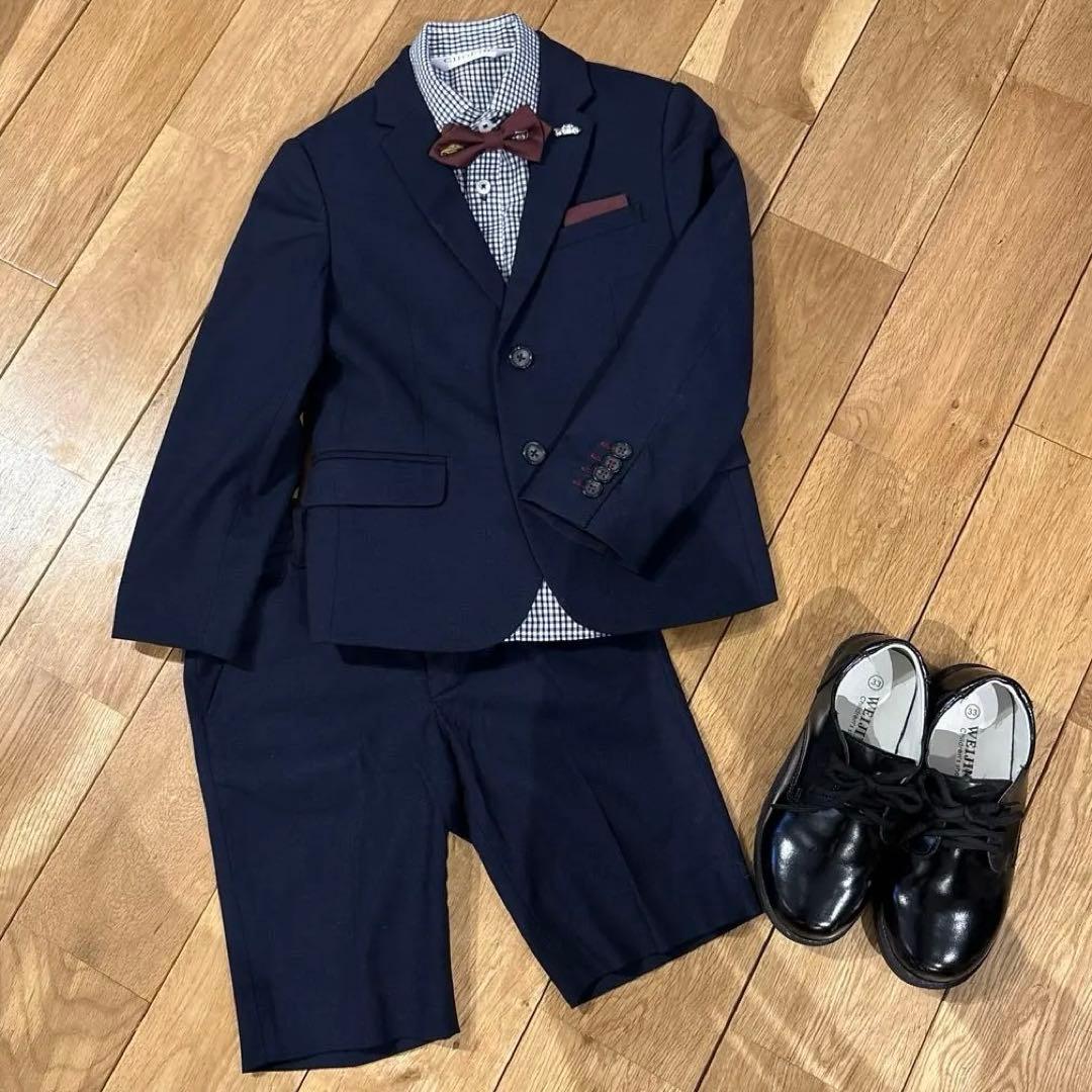 美品 キッズ フォーマル スーツ CHOPIN セット 120 男の子