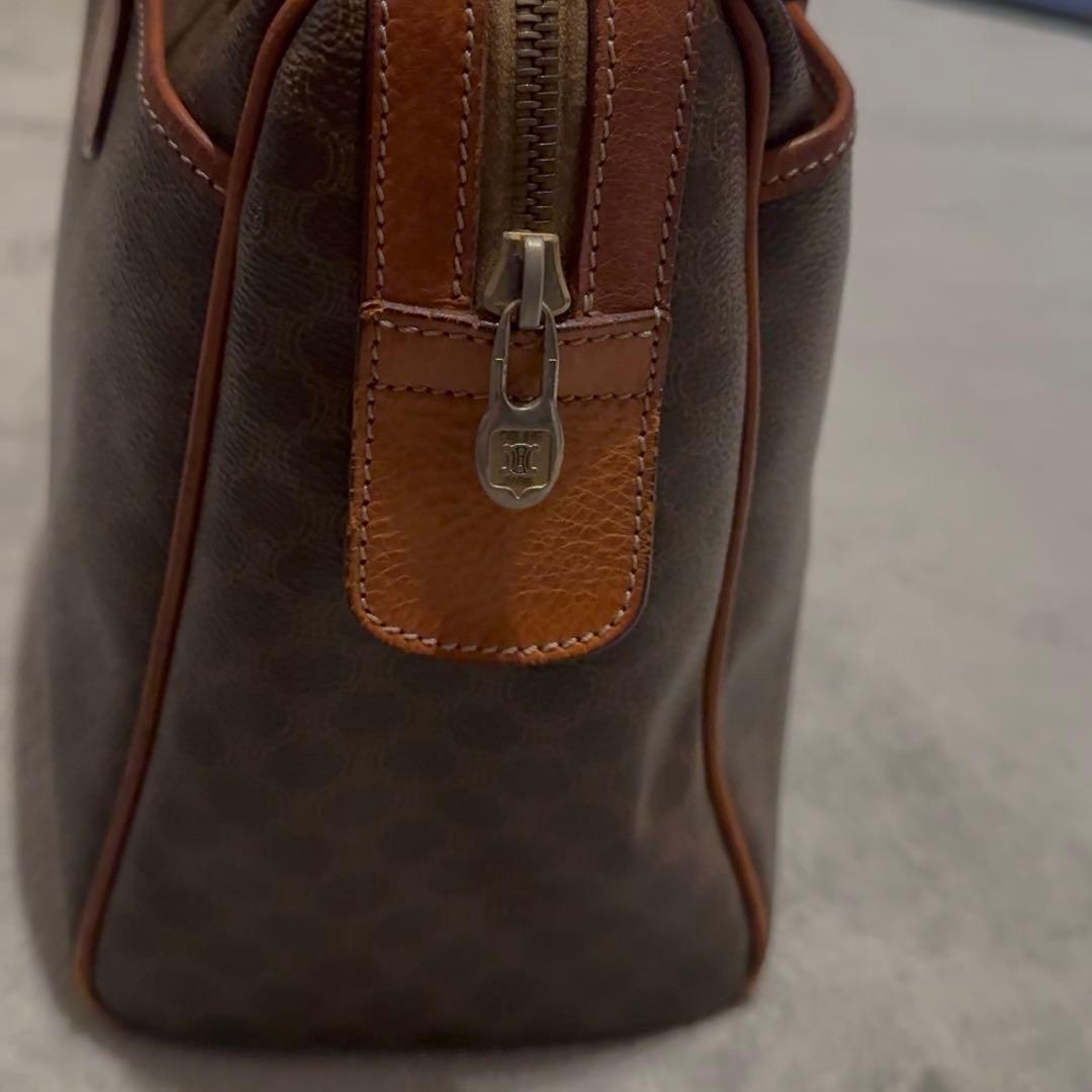 【美品】セリーヌ　マカダム ハンドバッグ ミニボストン ミニトートバッグ