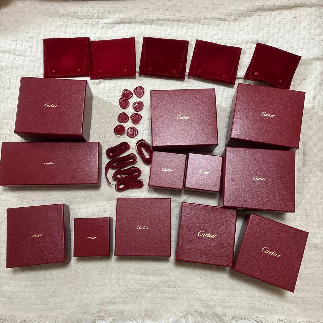 Cartier 赤 ギフトボックス 複数セット