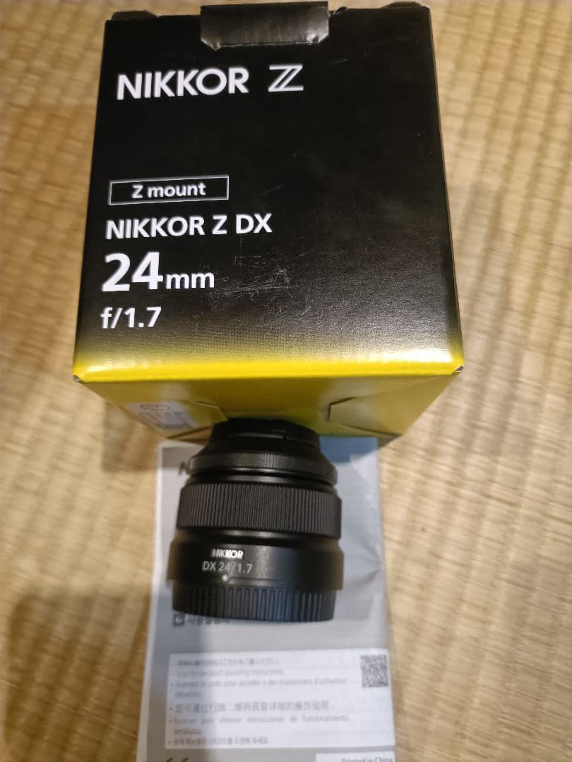 ニコン Z DX 24mm F1.7 ジャンク nikon