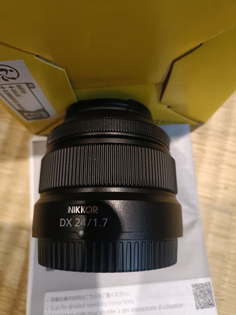 ニコン Z DX 24mm F1.7 ジャンク nikon