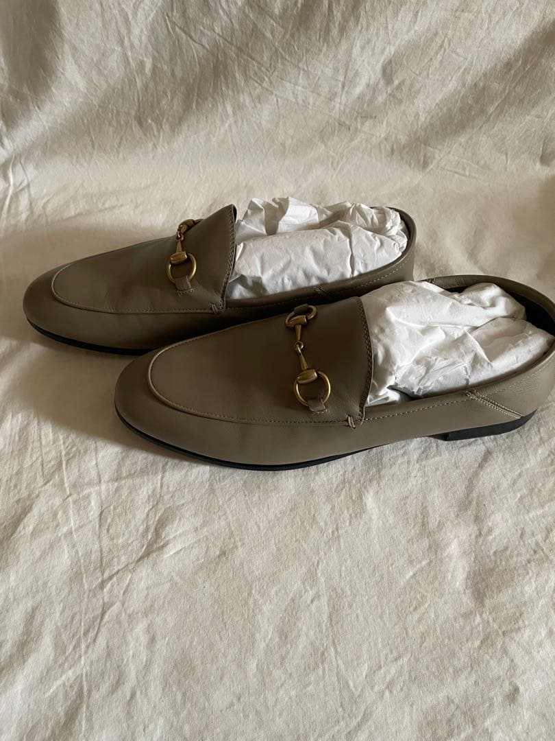 新品未着用Gucci レザーホースビットローファーsize 37
