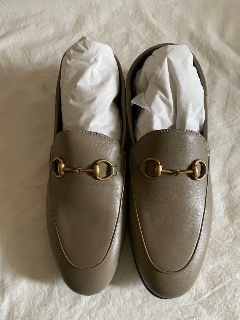 新品未着用Gucci レザーホースビットローファーsize 37