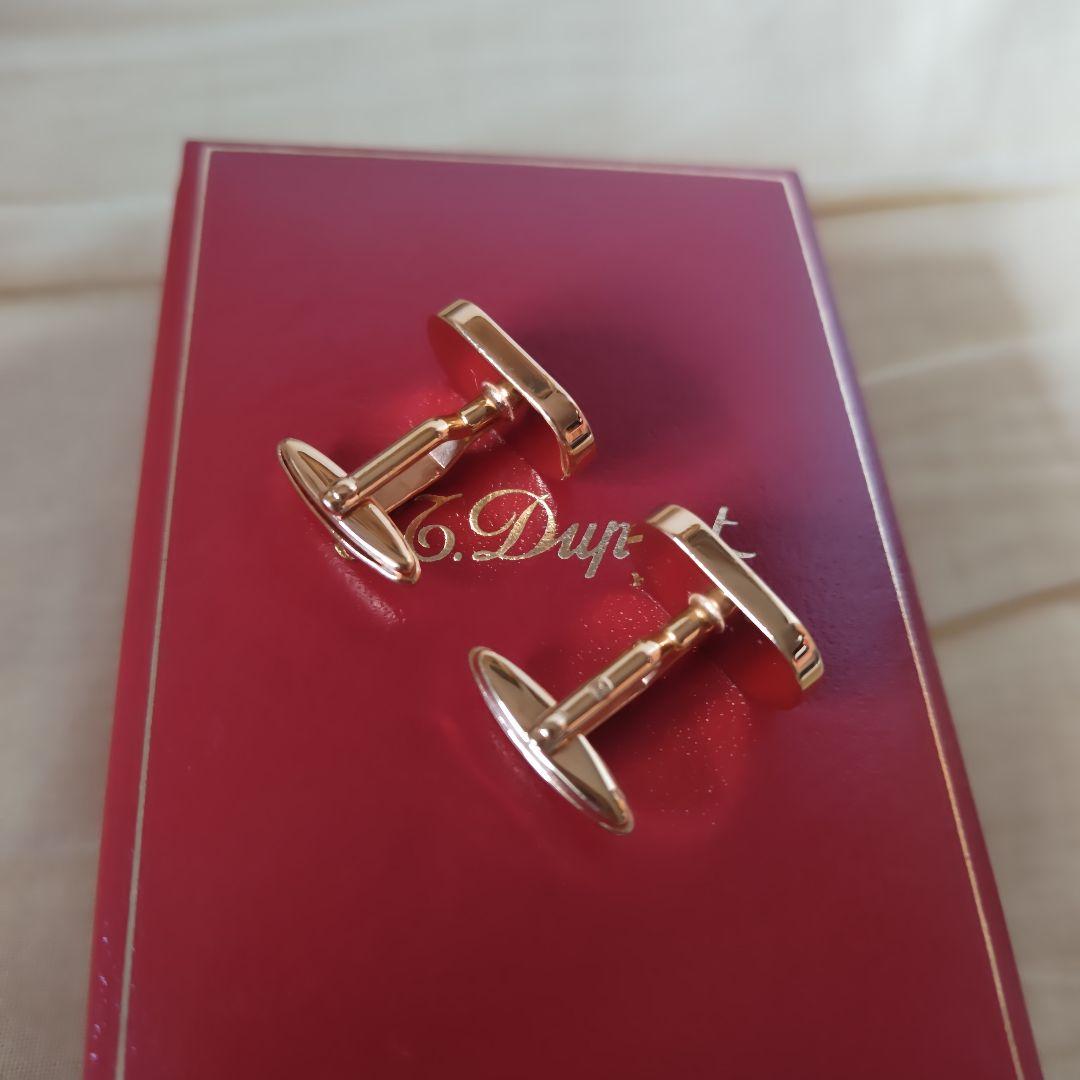 【極美品】デュポン　Ｄロゴ　カフス　ゴールド　シルバー　セット　カフリンクス