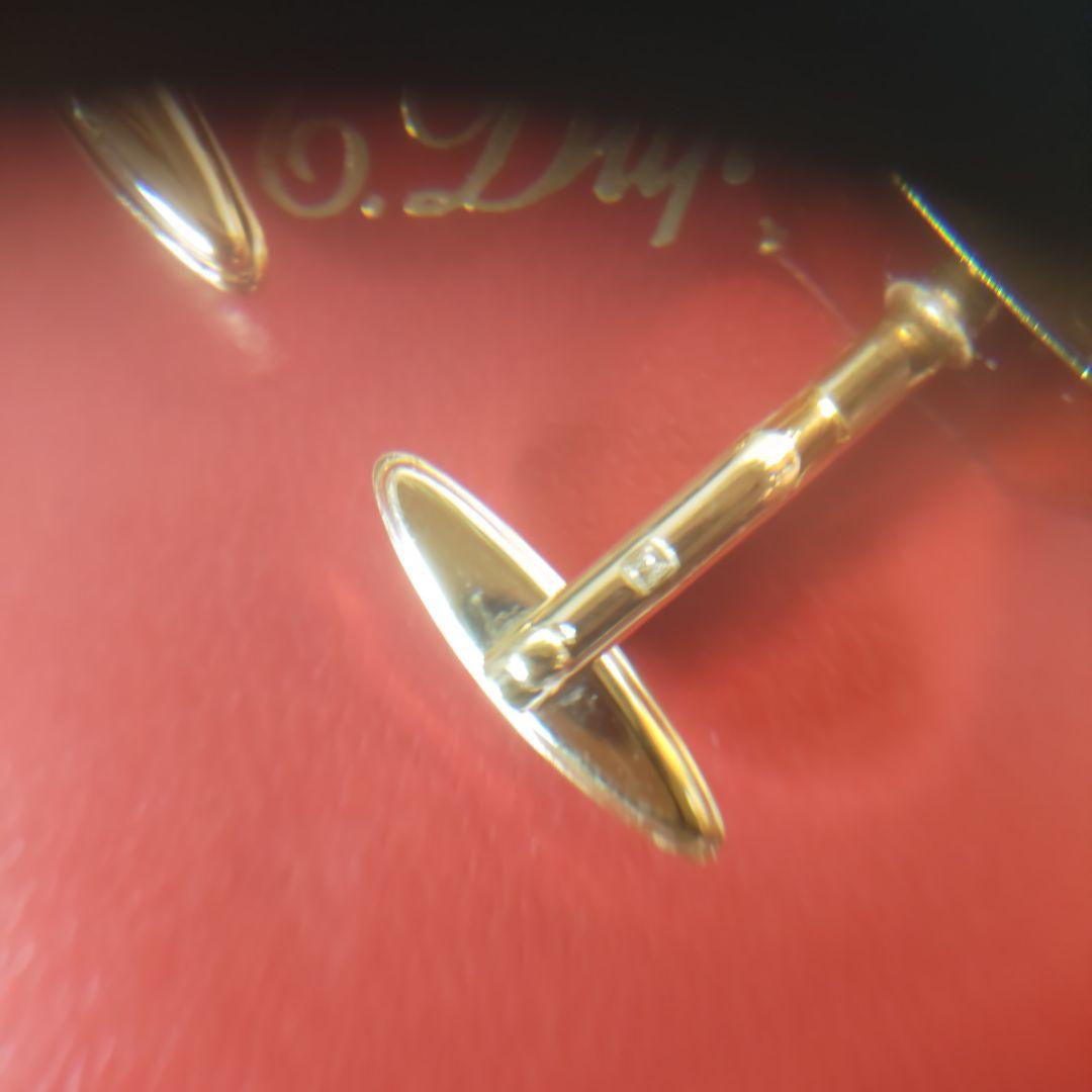 【極美品】デュポン　Ｄロゴ　カフス　ゴールド　シルバー　セット　カフリンクス