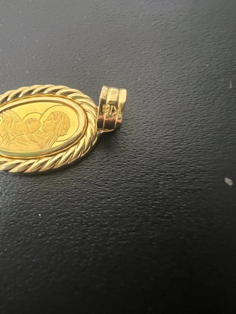 殿k18金 24純金 ペンダント