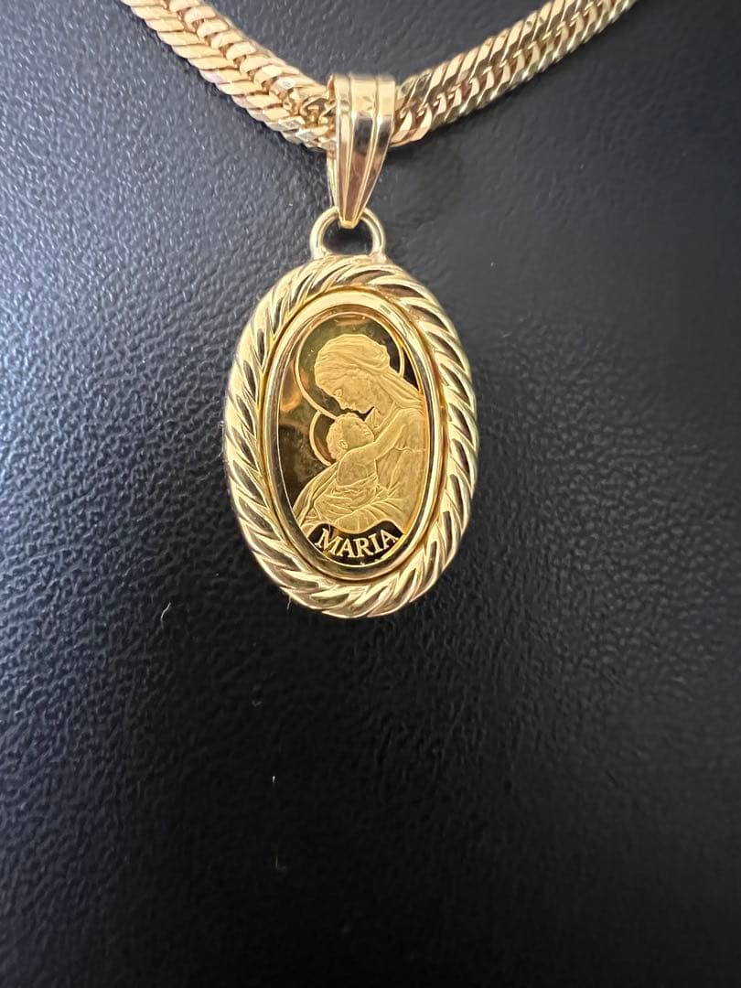 殿k18金 24純金 ペンダント