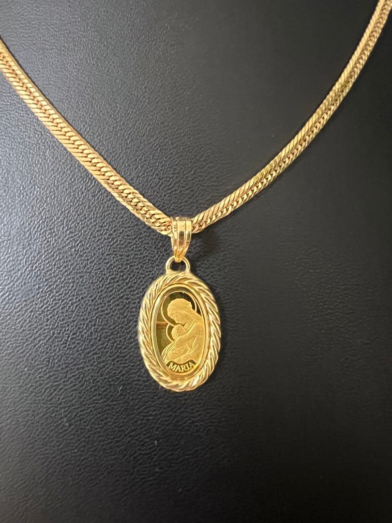 殿k18金 24純金 ペンダント