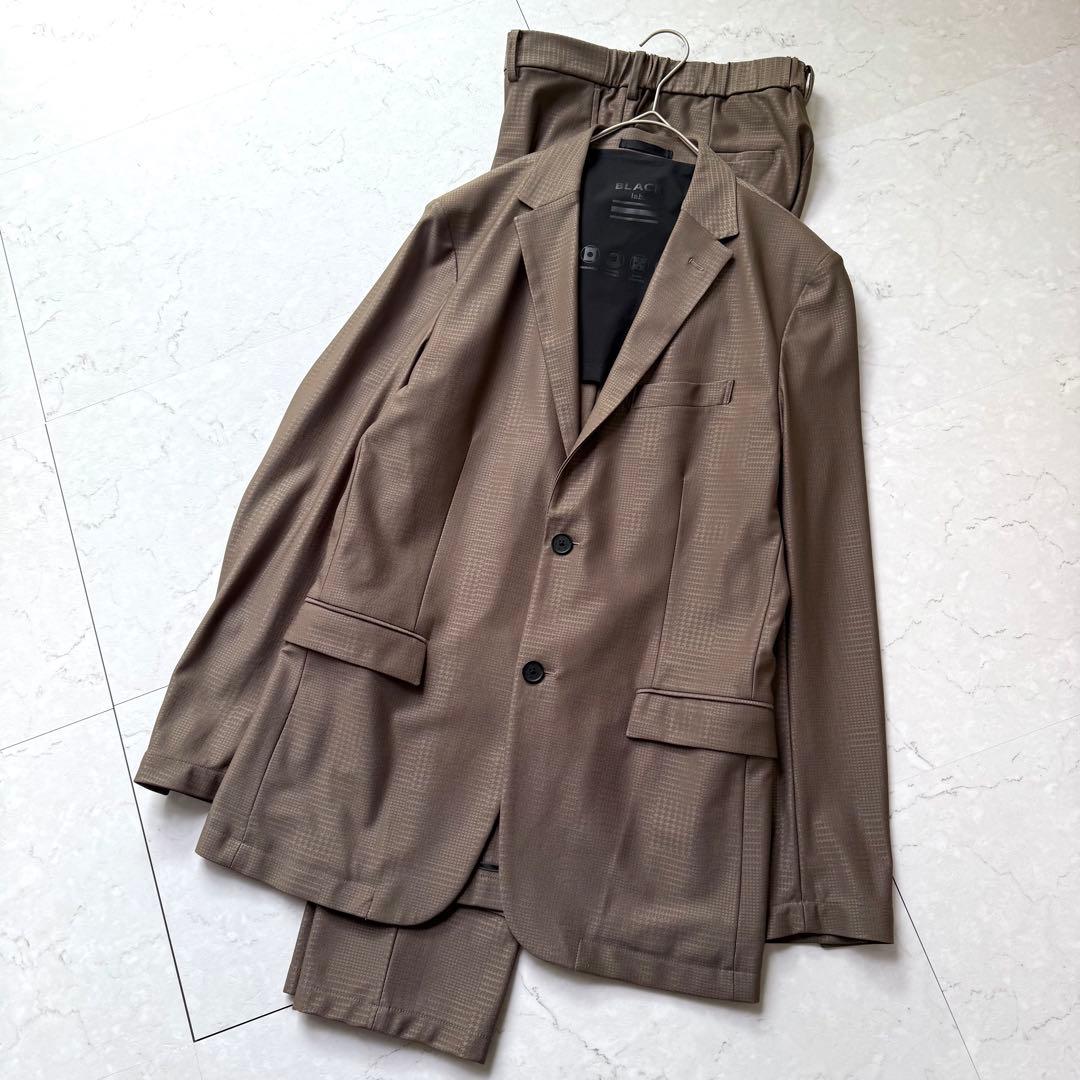美品 BLACK LABEL CRESTBRIDGE スーツ セットアップ L