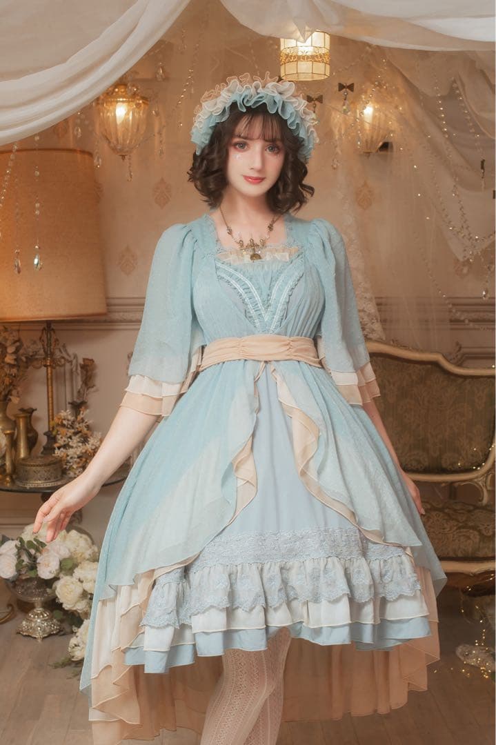 【最終価格】星箱works フェリ・ドウ・ロンド　ワンピースヘッドドレス