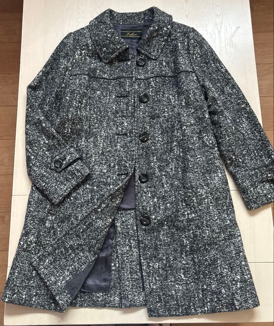 レリアン　アルパカ混合コート　13＋ Leilian