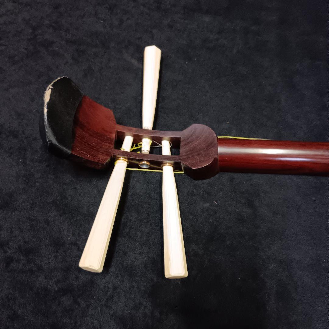三味線　中棹　紅木　欅