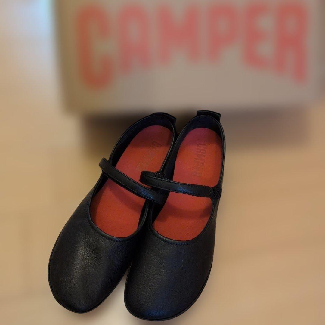 CAMPER フラットシューズ K201365-019 ブラック EU39