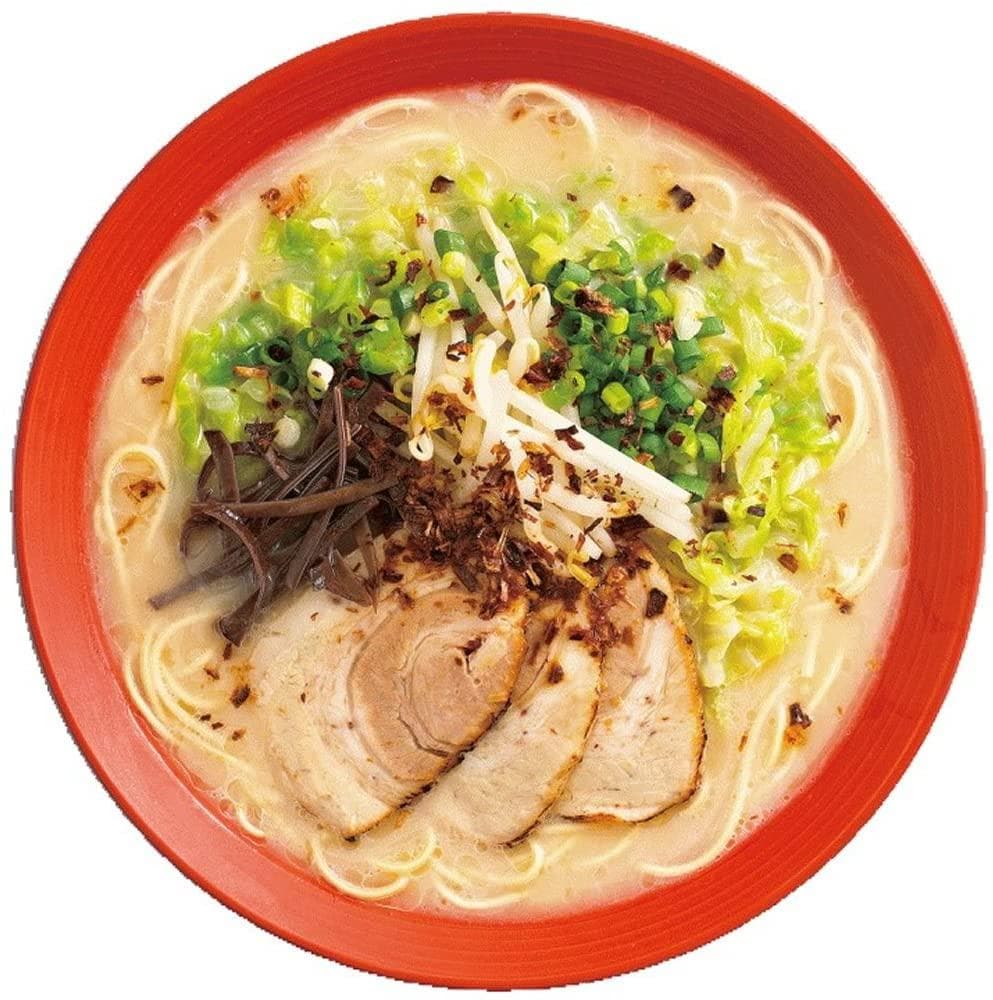 大特￥14500　1食分￥161　鹿児島黒豚 とんこつラーメン焦がしネギ入り