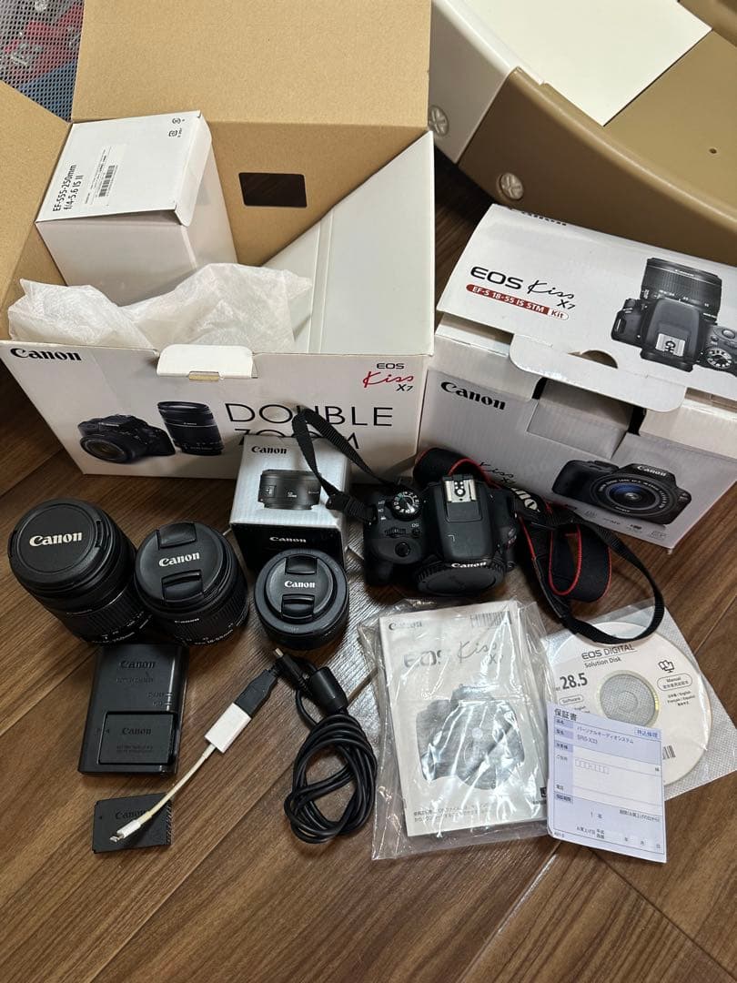 専用ページCanon EOS Kiss X7 ダブルズーム+単焦点