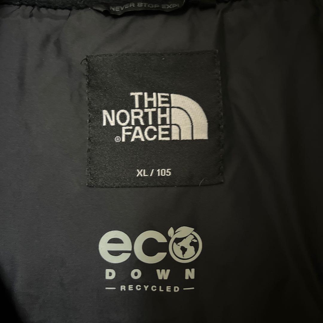 ノースフェイス ロングダウンジャケット メンズXL ブラック ベンチコート