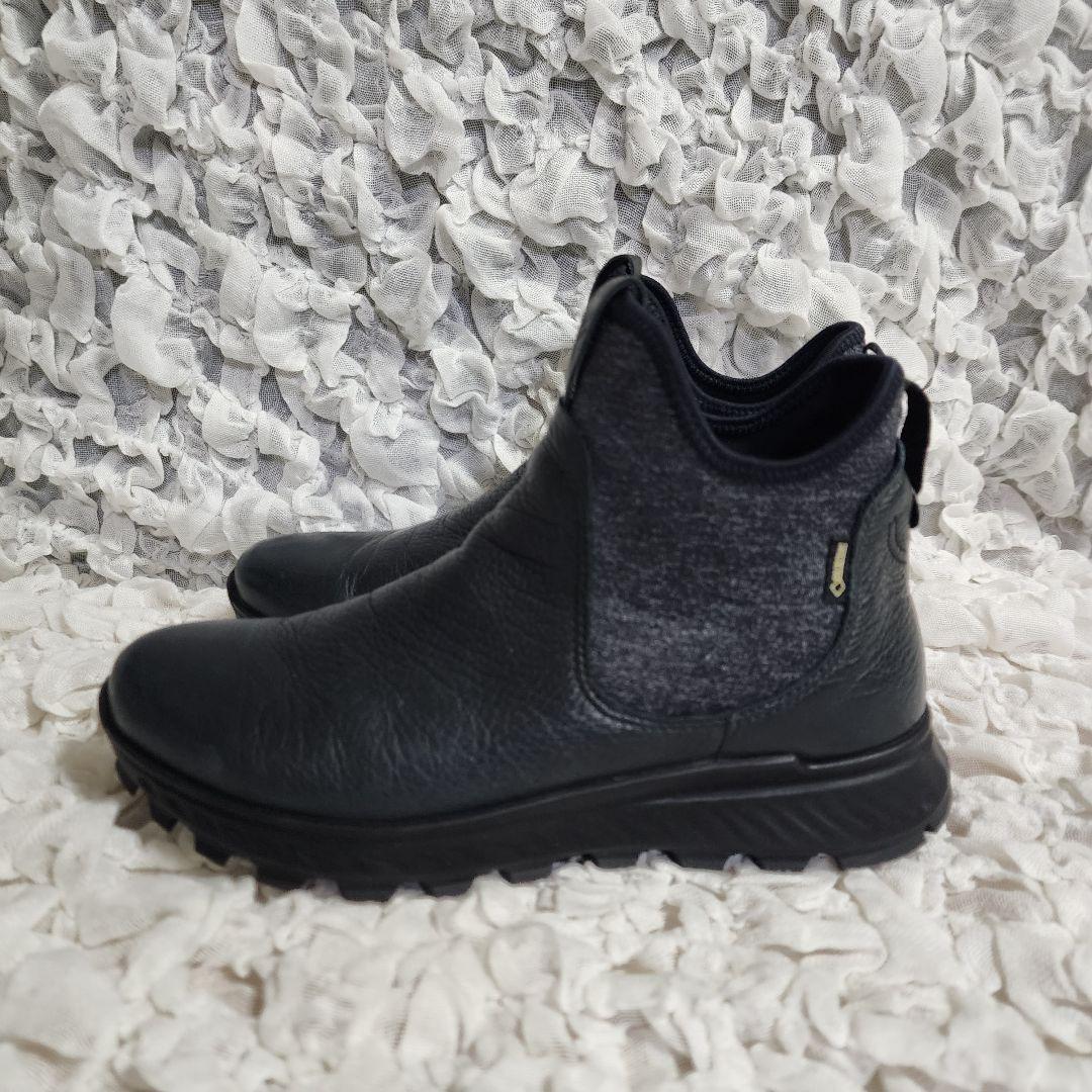 ほととぎす美品 エコー ゴアテックス サイドゴア チェルシー ブーツ