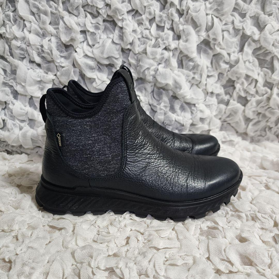 ほととぎす美品 エコー ゴアテックス サイドゴア チェルシー ブーツ