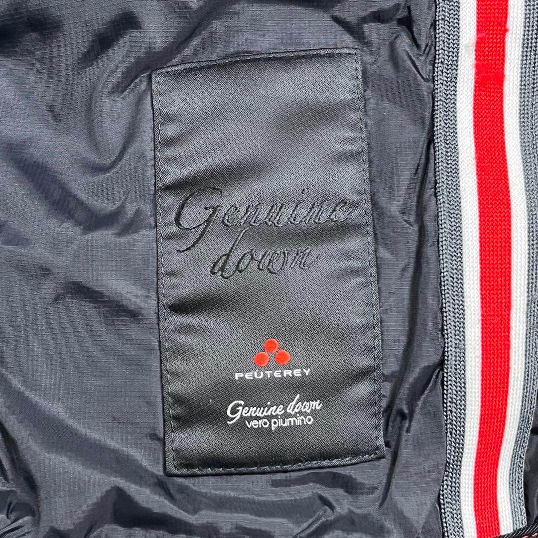 PEUTEREY ピューテリー フード付き ダウンジャケット Lサイズ ブラック