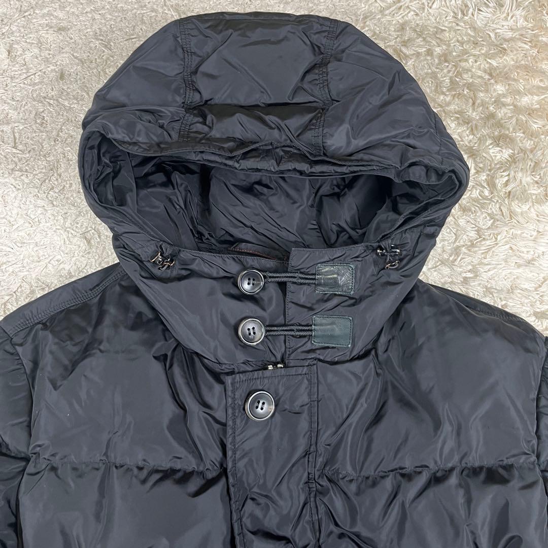 PEUTEREY ピューテリー フード付き ダウンジャケット Lサイズ ブラック