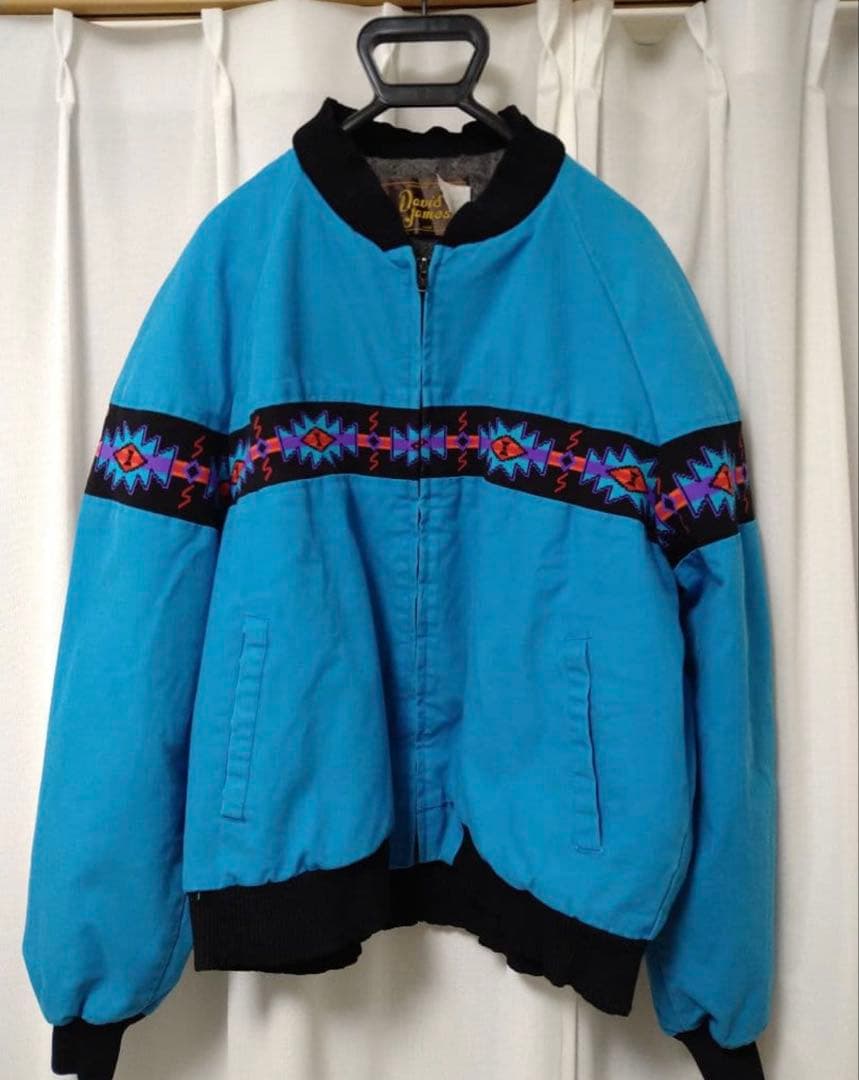 ネイティブ柄　ダックジャケット