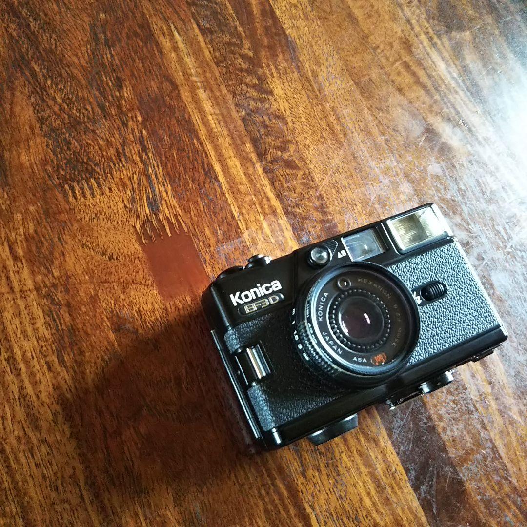 Konica コニカ c35 EF3D フィルムカメラ 正常動作品 ブラック