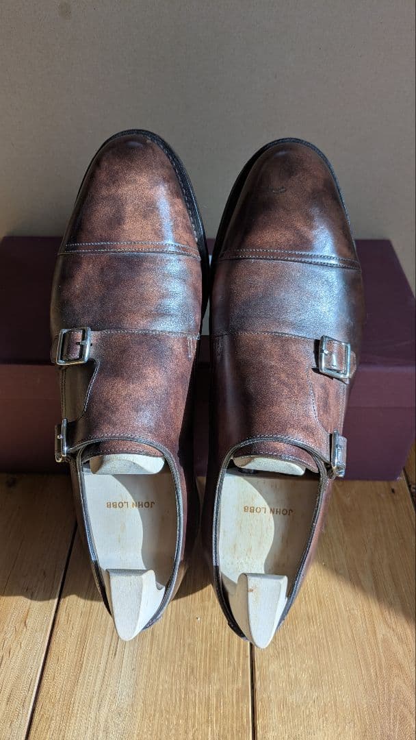 ダブルモンクの最高峰 ジョンロブ ウィリアム ミュージアムカーフ 7