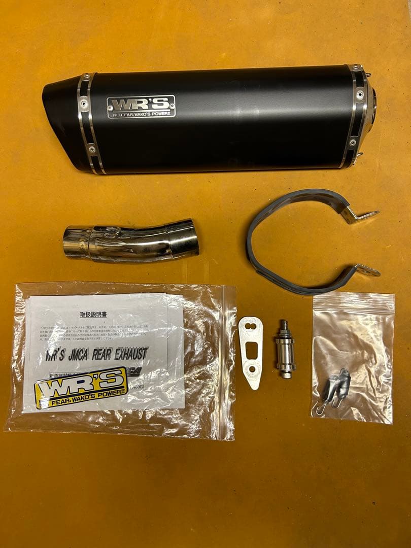 ninja400 WRS スリップオンマフラー 車検対応
