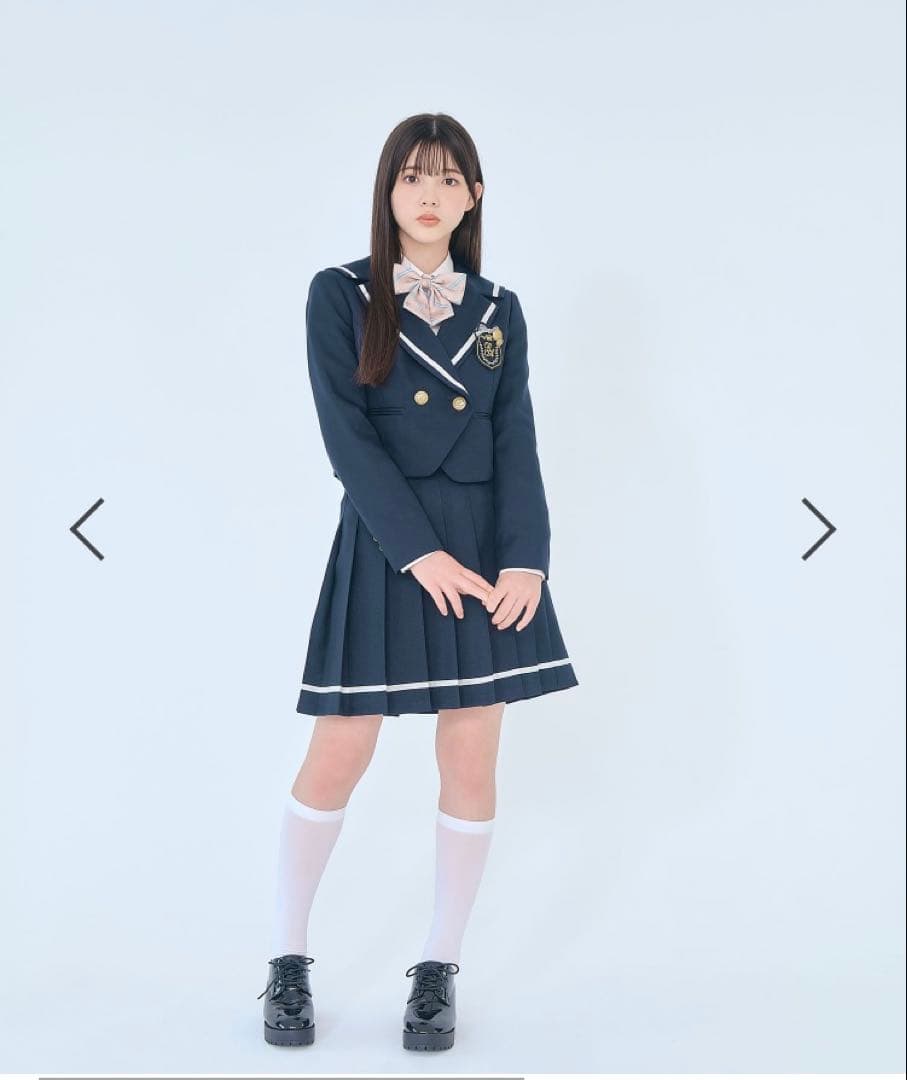 レピピアルマリオ　卒服　ジャケット　スカート　ブラウス　3点　セーラー　ボウタイ