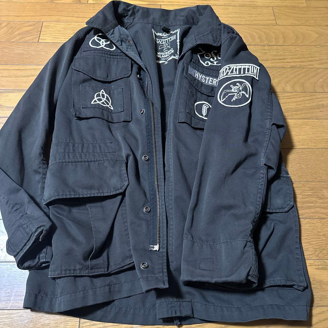 ＊レッドツェッペリン×HYSTERIC GLAMOUR ミリタリージャケットS