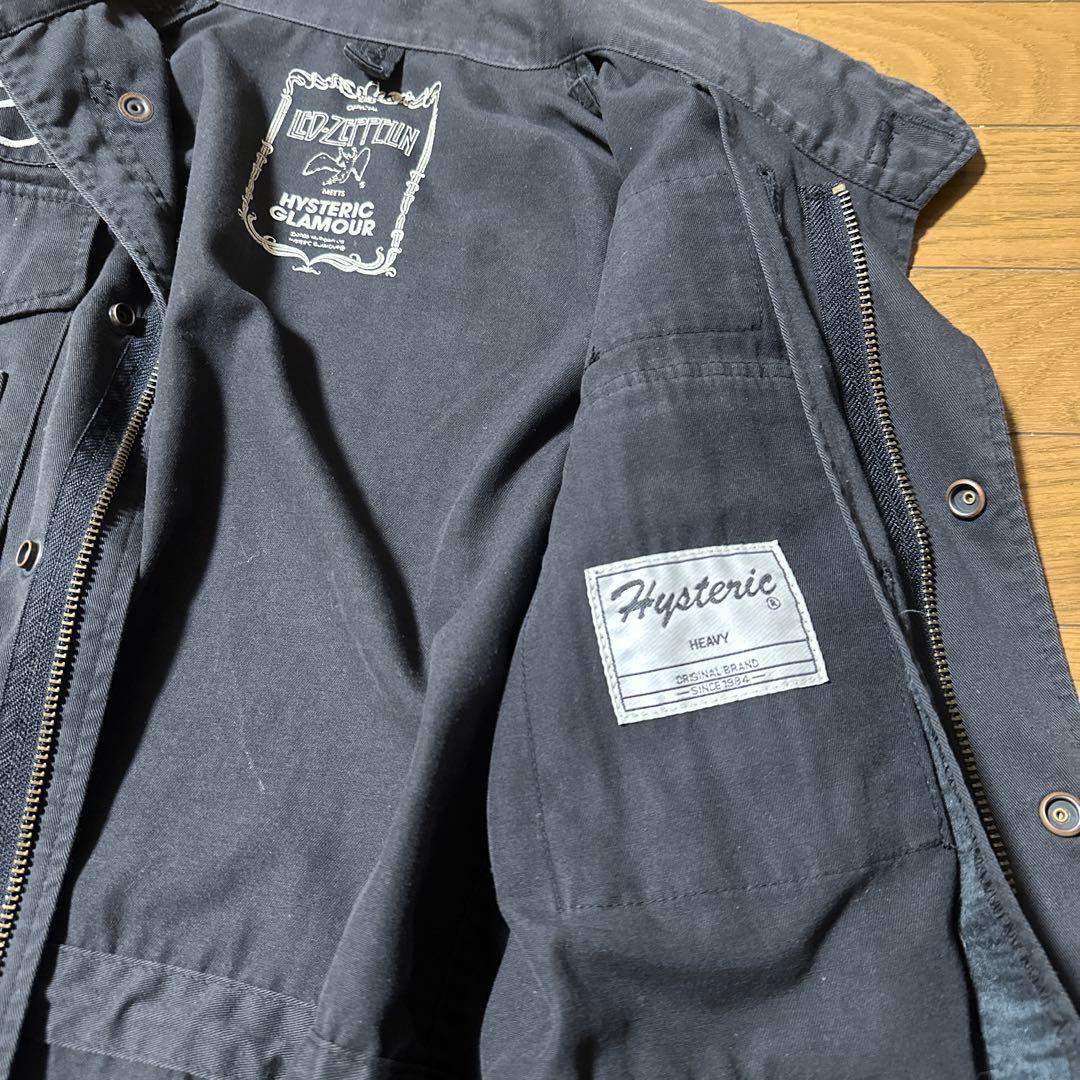 ＊レッドツェッペリン×HYSTERIC GLAMOUR ミリタリージャケットS