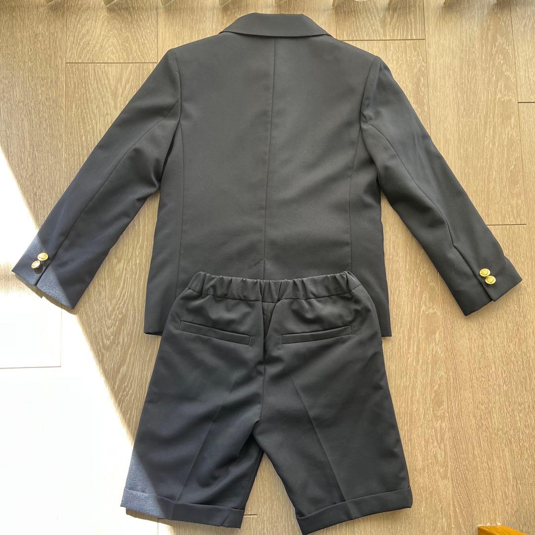 【美品】120cm スーツ ジャケット 子供 男の子 卒園式 入学式 セレモニー
