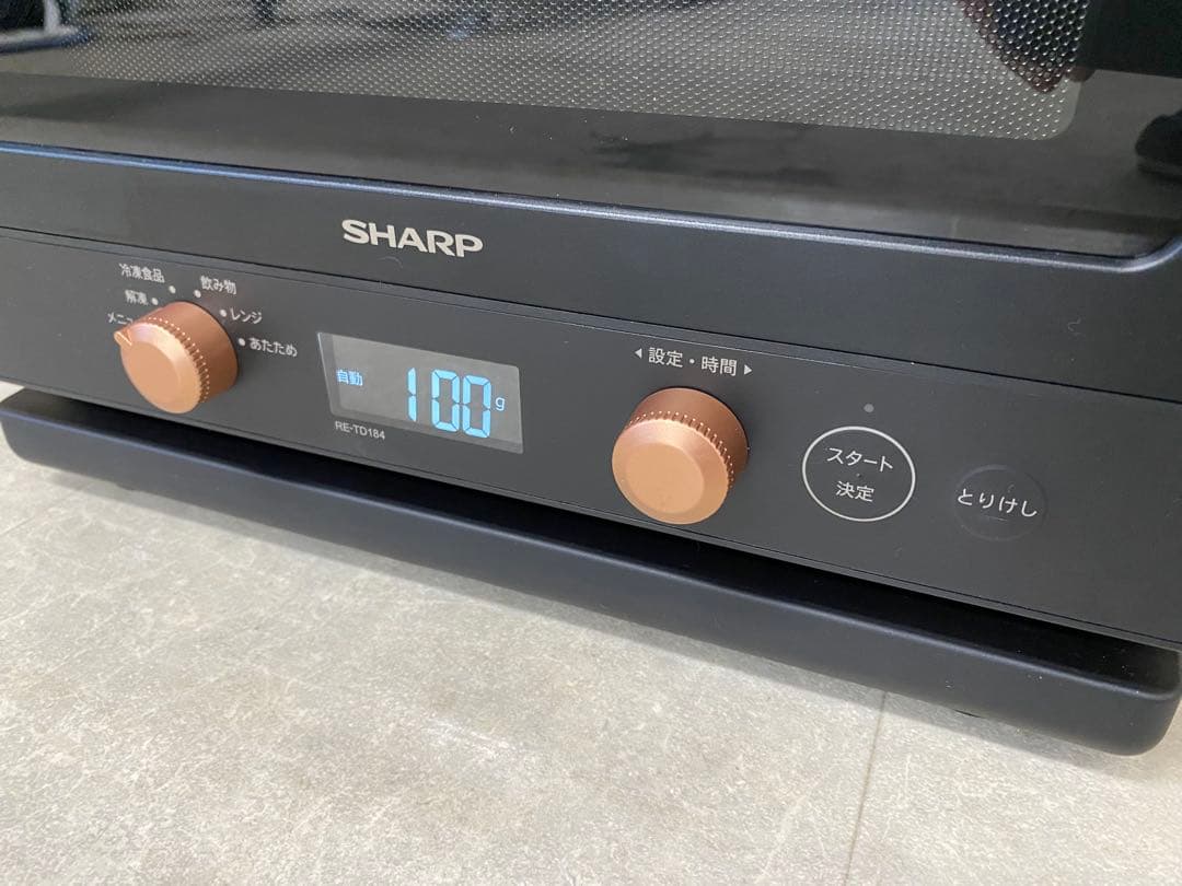 ⭐︎SHARP シャープ RE-TD184 電子レンジ 2025年製 美品⭐︎