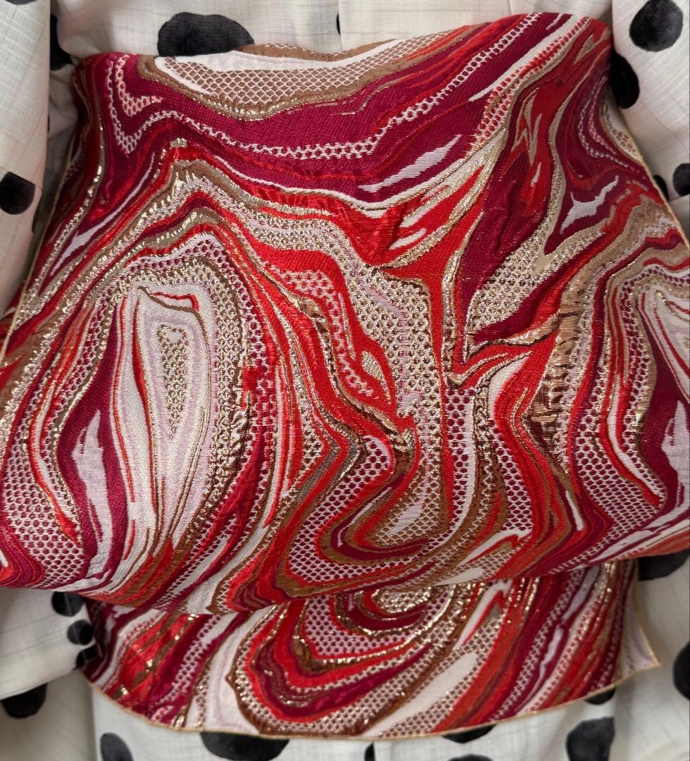 大人兵児帯【スパーク】&【スノーホワイトプラチナシルバー】のセット