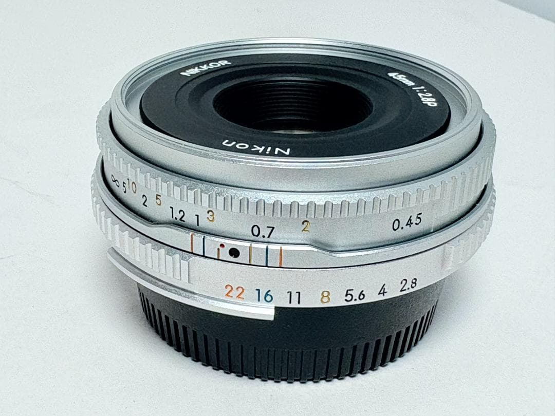 ニコン Ai-S NIKKOR 45mm F2.8 P シルバー