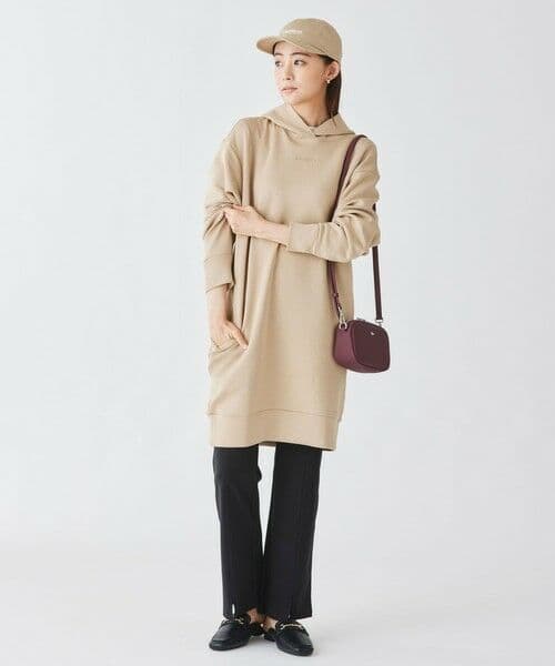 本日限定★LACOSTEフーディスウェットワンピース★L　24200円新品