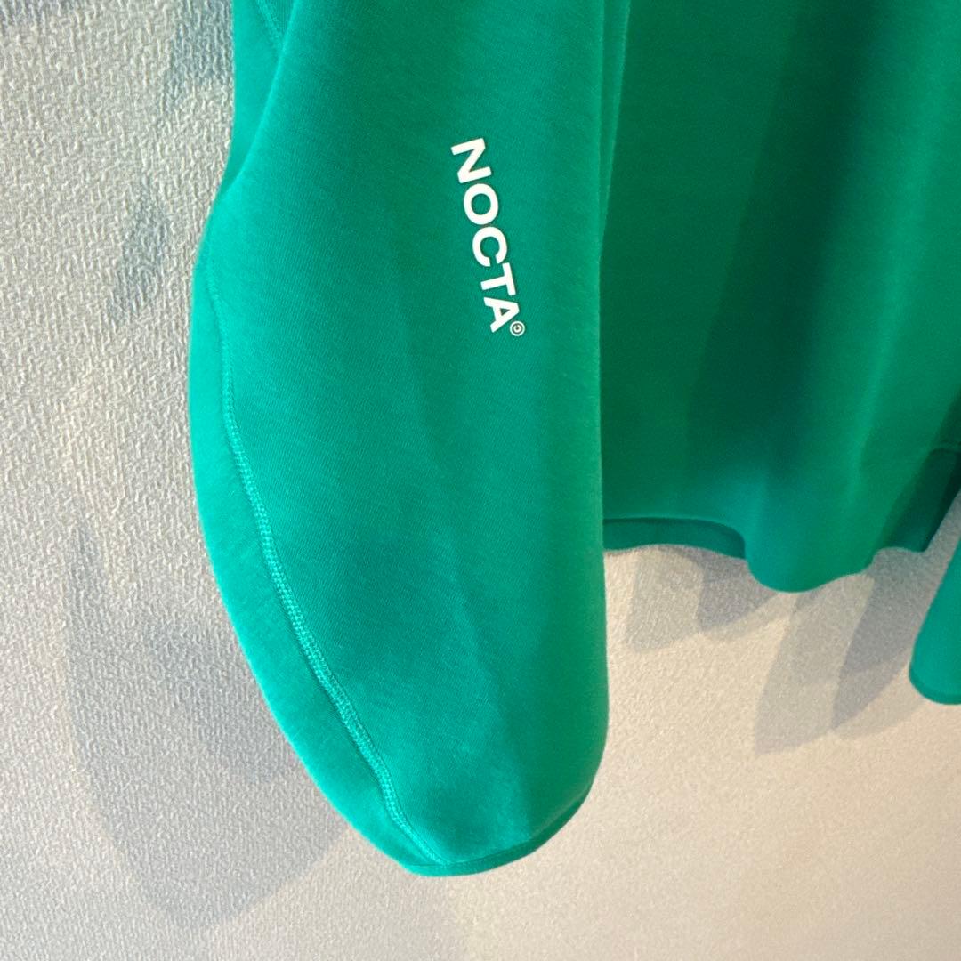 nike noctaテックフリース　スウェット　グリーン