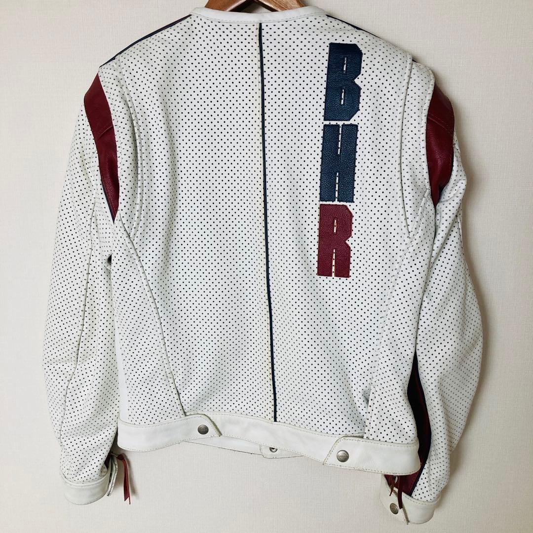 KADOYA カドヤ パンチングレザー ライダース ジャケット