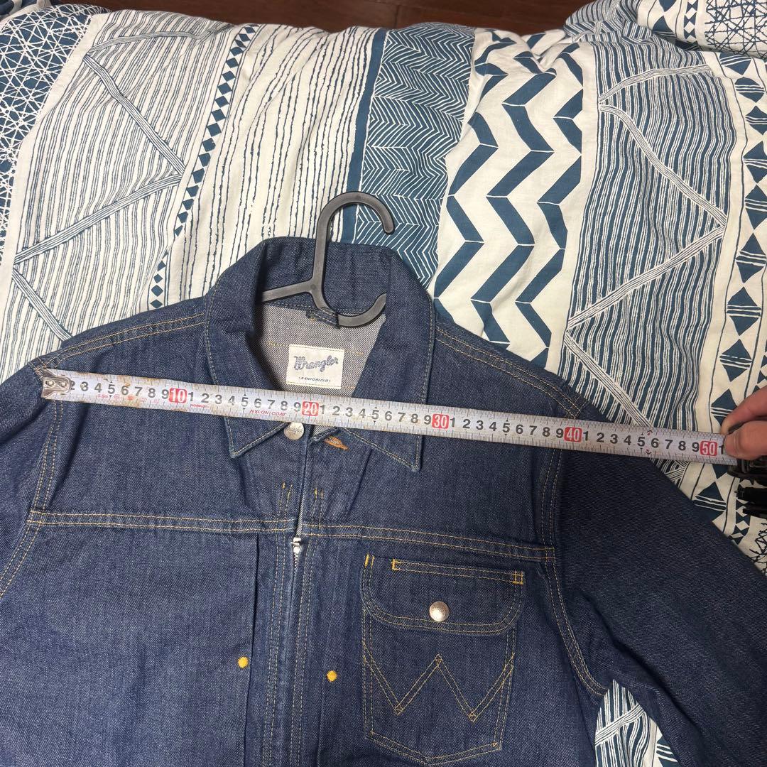 Wrangler 11mjzダークデニム デニムジャケット